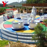 Tea Cup Ride Supplier - Saucer Spinning Carousel Kiddie Rides