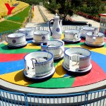 Tea Cup Ride Supplier - Saucer Spinning Carousel Kiddie Rides