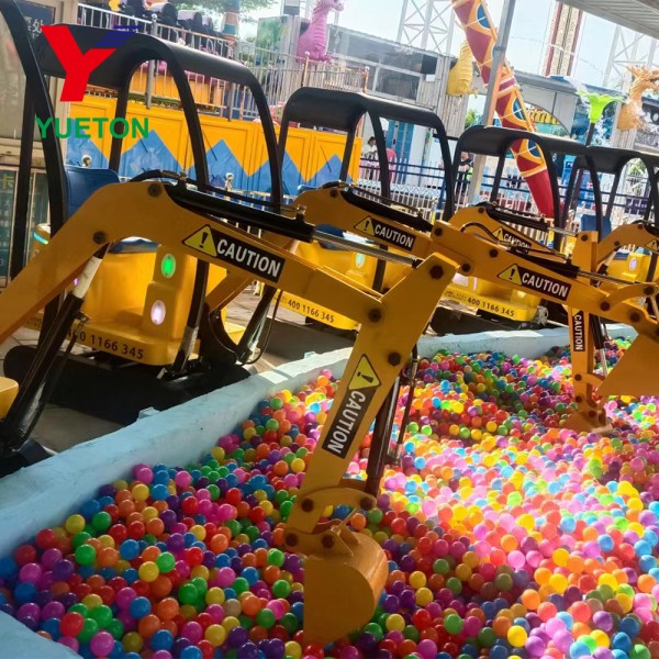 Mini Digger Machine Manufacturer - Attractive Kids Excavator Ride