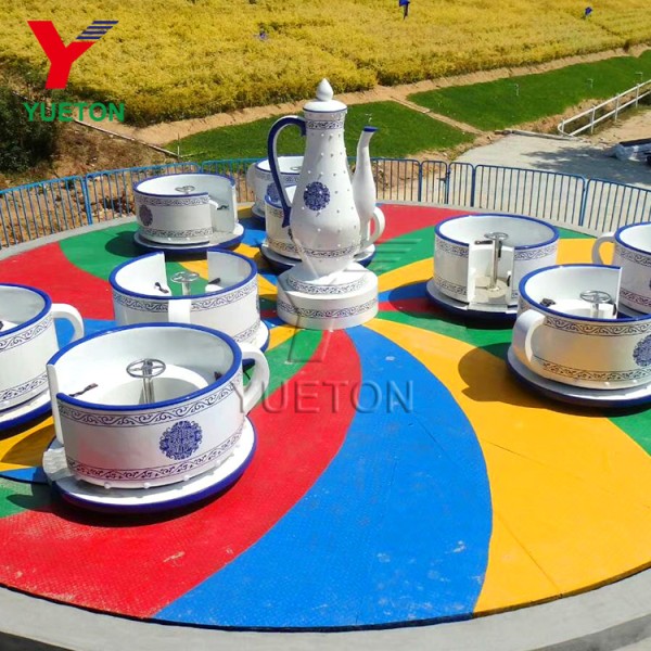 Tea Cup Ride Supplier - Saucer Spinning Carousel Kiddie Rides