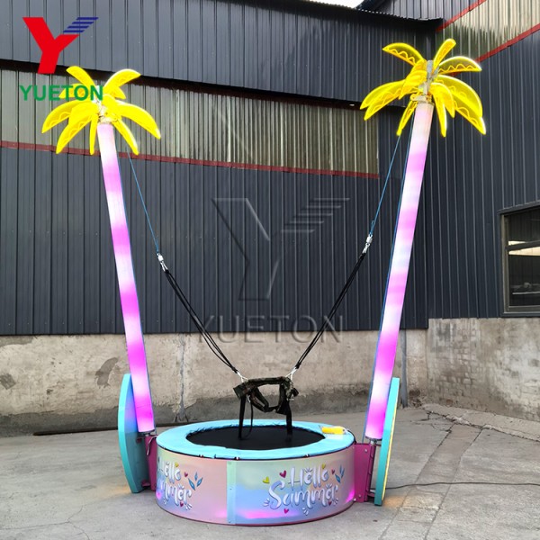 Bungee Trampoline Manufacturer - Coconut Trees Single Bungee Jumping