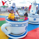Tea Cup Ride Supplier - Saucer Spinning Carousel Kiddie Rides