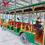 Electric Sightseeing Bus Factory - 72V 14 Seats Scenic Spot Tram