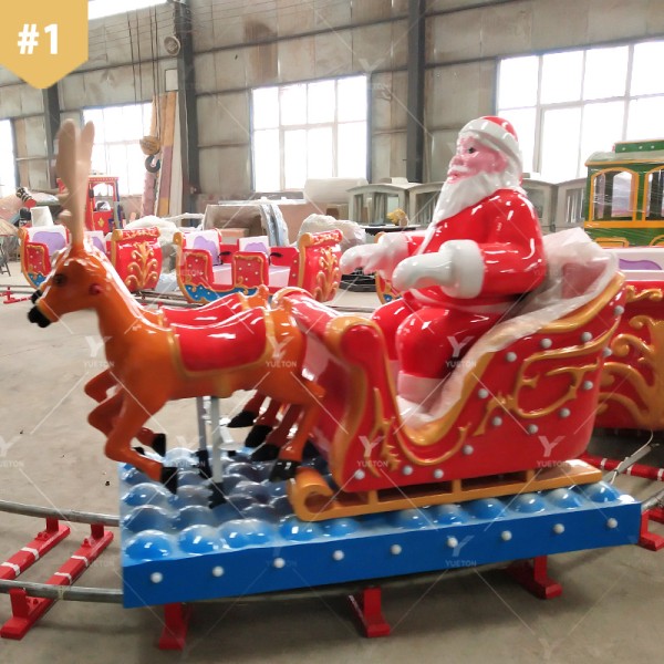 Electric Track Train Factory - Hot Sale Christmas Theme Attraction