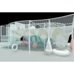 Rope Course Manufacturer - Customizable Indoor Outdoor Rainbow Crochet