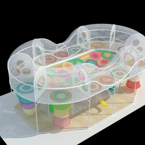 Rope Course Supplier - New Crocheted Nylon Climbing Net