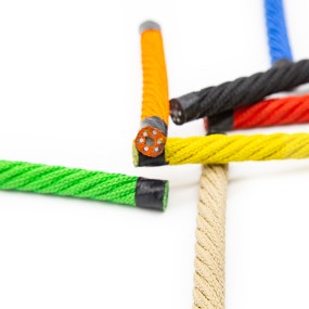 Amusement Rope Manufacturer - High Strength 16mm Polyester Steel Core