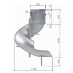 Stainless Steel Slide Supplier - Easy Installation Outdoor Tube