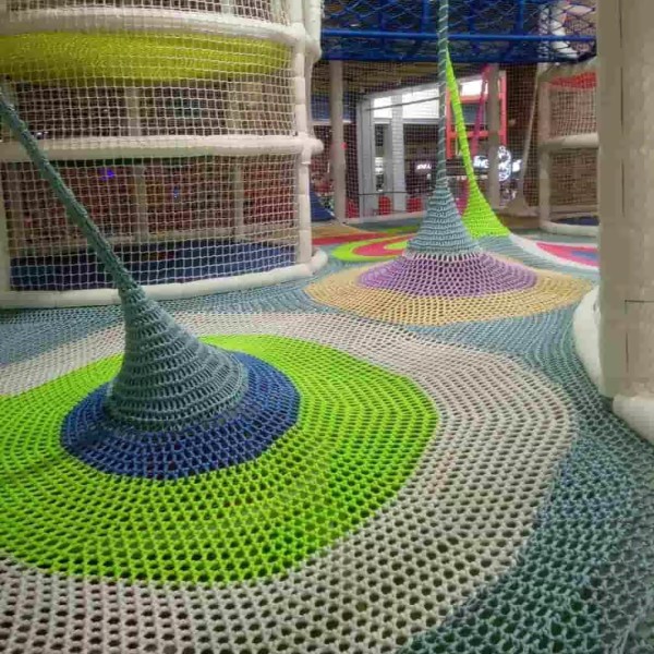 Playground Equipment Factory - Large Indoor Soft Rope Course Maze