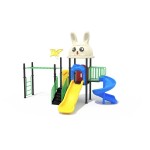 Playground Slide Supplier - Hot Sale Commercial Plastic Play Ground