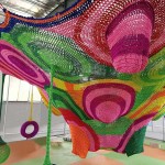 Climbing Net Manufacturer - High Quality Crocheted Rainbow Honeycomb