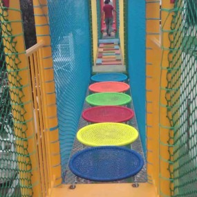 Rope Course Manufacturer - Customizable Indoor Outdoor Rainbow Crochet