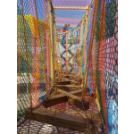 Climbing Net Supplier - Customized Rainbow Handwoven Rope Course