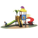 Playground Slide Factory - Kids Outdoor Forest Theme Plastic Slide