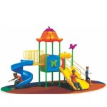 Playground Slide Factory - Kids Outdoor Forest Theme Plastic Slide