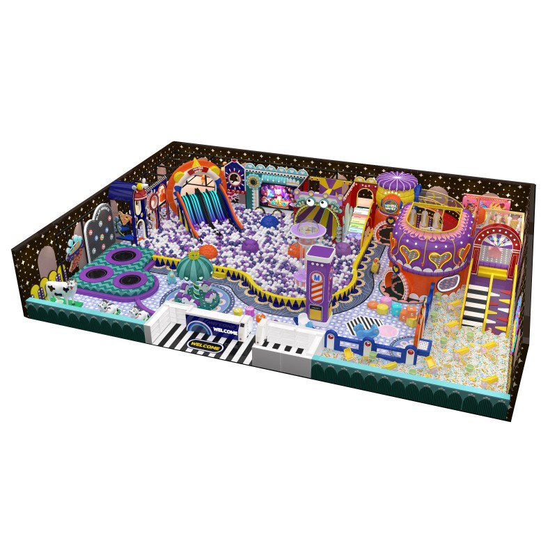 Indoor Play Center Factory - Large Indoor Kids Soft Play Slide Ball