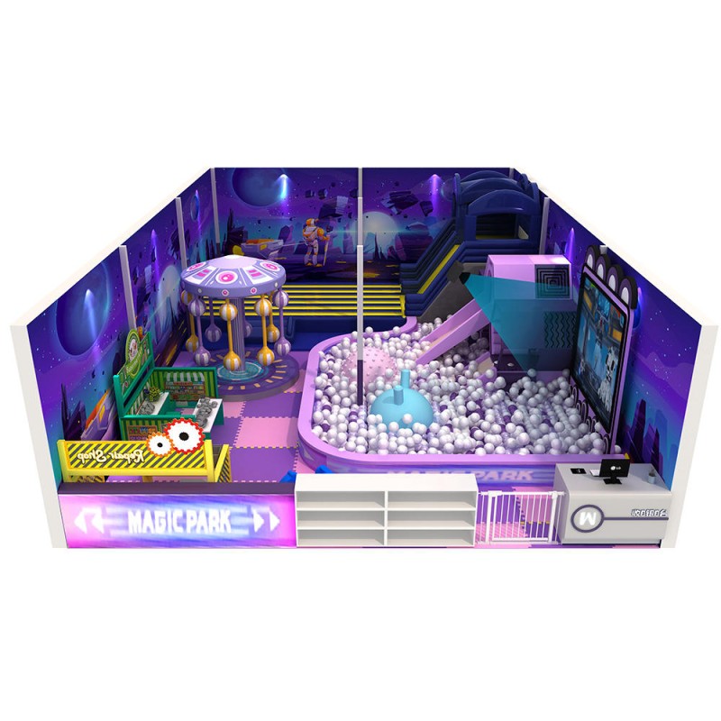 Indoor Playground Manufacturer - Fun Kids Maze Steel Structure Soft Play