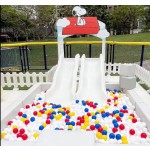 Wood Playground Manufacturer - High Quality White Multicolored Wood
