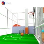 Trampoline Football Field Factory - Customizable Colorful Mazes for Kids