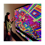 Light Mosaic Wall Factory - Kids DIY Interactive ROD LIGHT Games