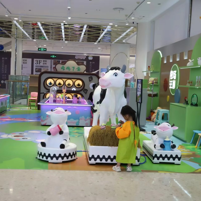 Milking Cow Game Supplier - Indoor Farm Theme Experience Device