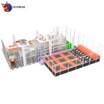 Trampoline Football Field Factory - Customizable Colorful Mazes for Kids