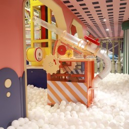 Mechanical Ball Pit Factory - Science Exhibit Toddler Soft Play