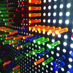 Perforated Wall Insert Manufacturer - Colorful Acrylic Rods Amusement