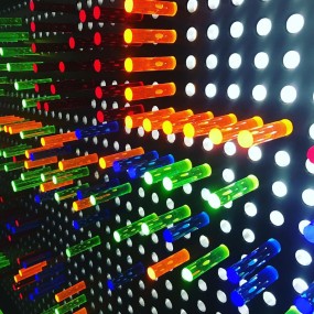 Perforated Wall Insert Manufacturer - Colorful Acrylic Rods Amusement