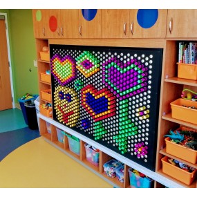 Naughty Castle Manufacturer - Soft Play Rod Light Wall Interactive