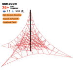 Climbing Net Supplier - Hot Sale Customizable Rope Pyramid