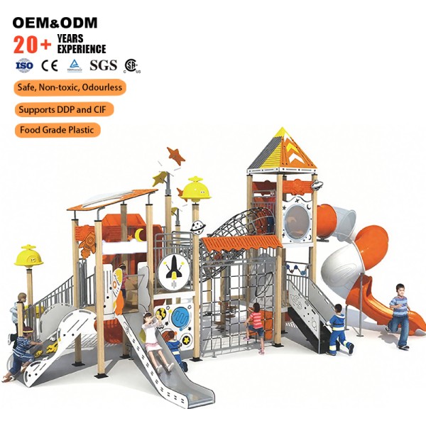 Playground Set Manufacturer - Outdoor Playground with Swing Slide