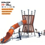 Children Playground Manufacturer - Custom Plastic Tube Slide Set