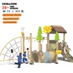 Playhouse Equipment Factory - Outdoor Playhouse Climbing Rope Slide