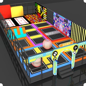 Trampoline Park Supplier - Indoor Children's Trampoline Park