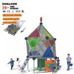 Playground Set Manufacturer - Custom Space Theme Two Floors