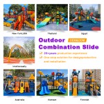 Playhouse Equipment Factory - Outdoor Playhouse Climbing Rope Slide
