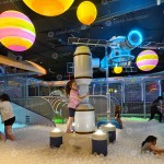 Indoor Playground Manufacturer - Cinema-Topped LED Slides Trampoline Park