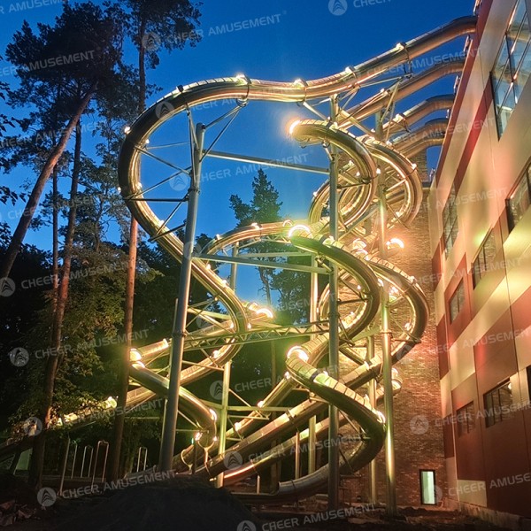 Stainless Steel Slide Supplier - Outdoor 304 Stainless Steel Slide LED