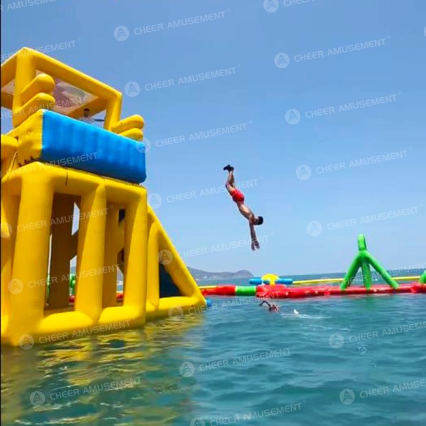 Inflatable Zip Line Factory - Customized Vinyl Aquapark Zip Line