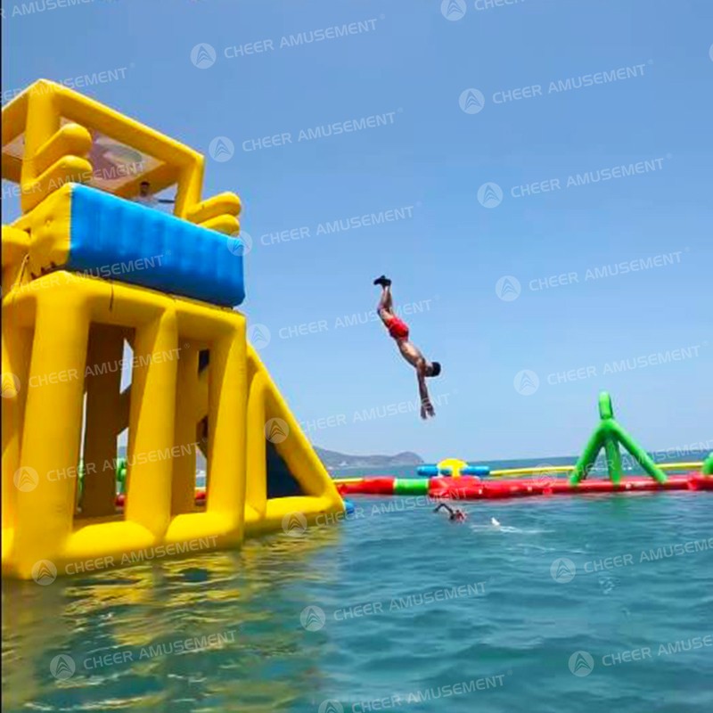 Inflatable Zip Line Factory - Customized Vinyl Aquapark Zip Line