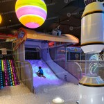 Indoor Playground Manufacturer - Cinema-Topped LED Slides Trampoline Park