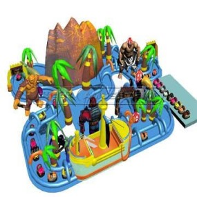 Water Attractions Manufacturer - Giant Inflatable Water Park Slip Slide