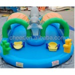 Inflatable Pool Supplier - Inflatable Dolphin Pool Airtight PVC