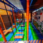 Playground Equipment Supplier - Custom Indoor LED Slides Ninja Course