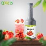 Halal Taiwan Concentrated Strawberry Fruit Juice Boba Tea Drinks Fruit Tea Syrup for Bubble Tea Shop Only