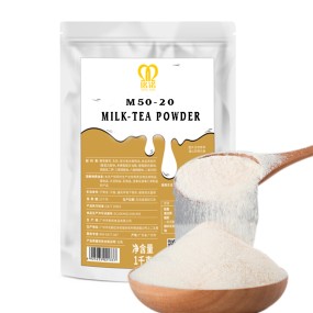 Milk Tea Raw Material Factory Wholesale All Kinds of Milk Tea Auxiliary Creamer Plant Fat Final Boba Milk Tea Powder
