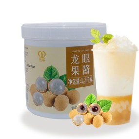 Fruit Milk Bubble Tea Drink Store Exclusivespecial Jam Fruit Milk Syrup Longan Fruit Puree for Boba Milk Tea Longan Molasses