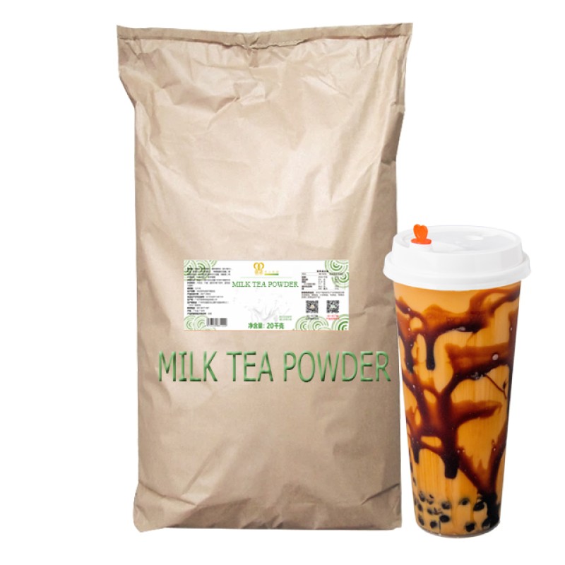 20kg Taiwan Milk Tea Powder Creamer Halal Certification Halal Non-Dairy Bubble Pearl Tea Milk Tea Powder