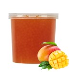 Hot Sale Toppings mango Popping Boba Wholesale Bubble Tea Ingredients Bursting Boba Pearls